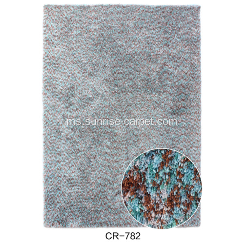 Microfiber Space Dyed Yarn Carpet Rug